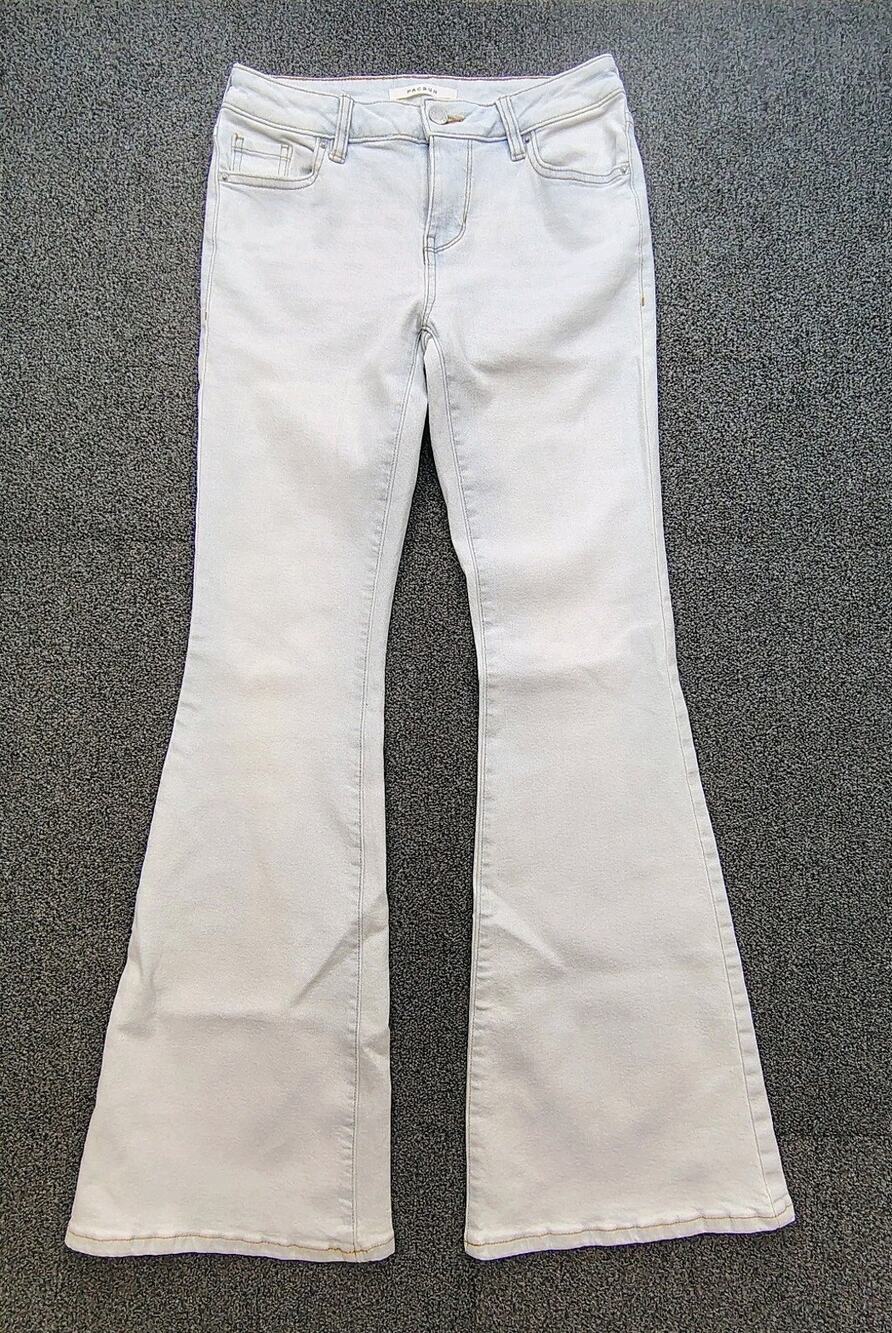 New Pacsun Stretch Low Rise Flare Pants Size 25 Bell Bottoms Fast Shipping